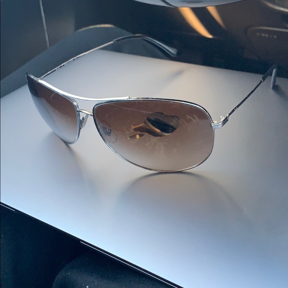 Rayban Aviator style Gunmetal GREY Lens sunglasses - Picture 2 of 5